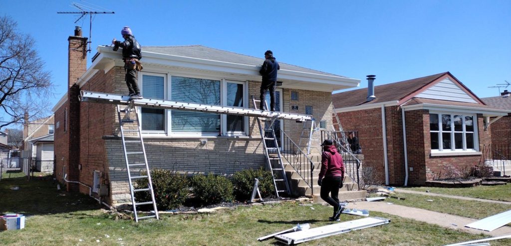 Gutter Installation in Oak Park, Illinois